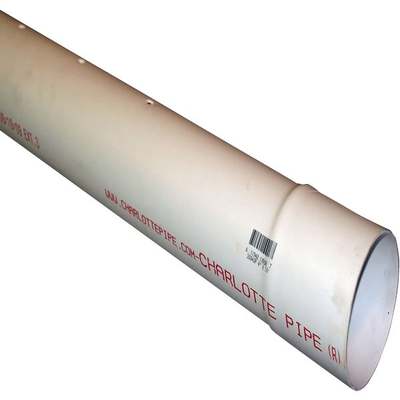 3"X10' D&S PERF PVC PIPE