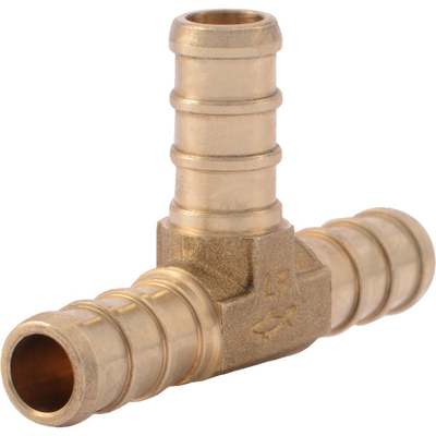 3/8"CF BRASS PEX TEE