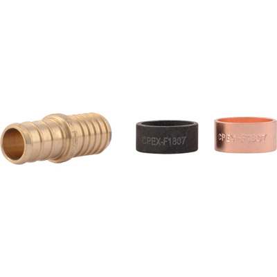 1/2" PEX/POLY COUPLING