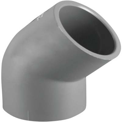 1/2" 45D SCH80 PVC ELBOW