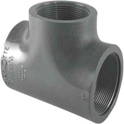 1-1/2" S80 PVC FXFXF TEE