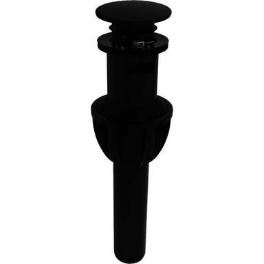 BLK PUSH POP-UP DRAIN