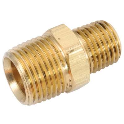 3/4X1/2 BRASS HEX NIPPLE