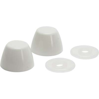 2pk Toilet Bowl Cap White