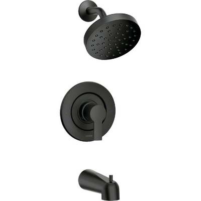 BLK TUB/SHOWER FAUCET