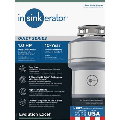 EXCEL 1HP DISPOSER