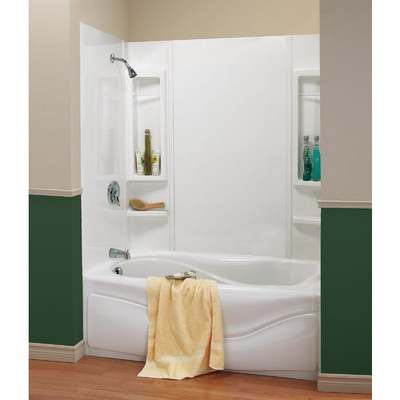 FINESSE 5PC WHT TUB WALL