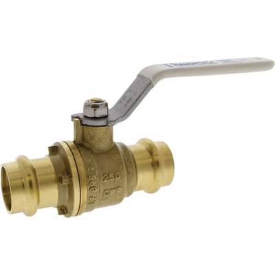 1/2" PRESS BALL VALVE