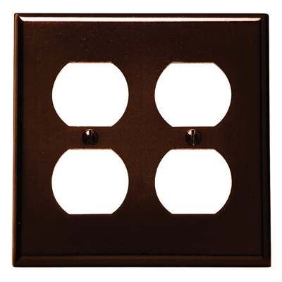 Brn 4-outlet Wall Plate