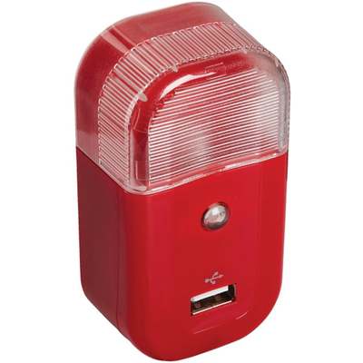 RED USB NIGHT LIGHT