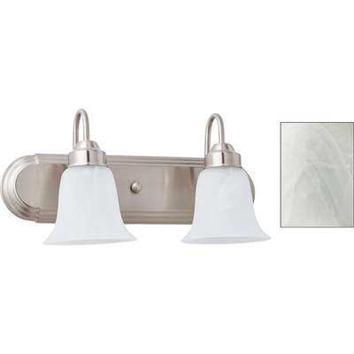 2 BULB BN WALL FIXTURE