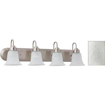 4 BULB BN WALL FIXTURE