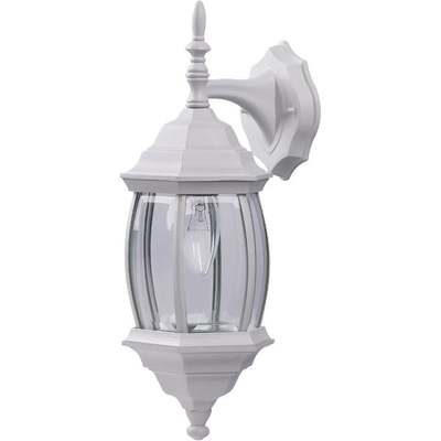 WHITE OUTDOOR FIXTURE