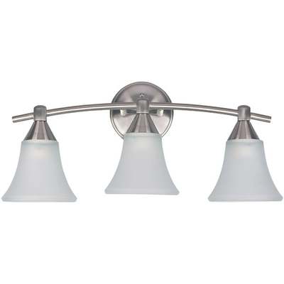 3BULB BN WALL FIXTURE