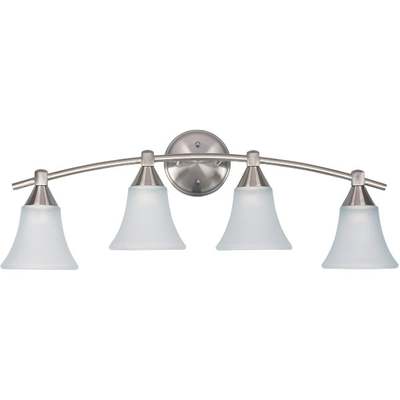 4BULB BN WALL FIXTURE