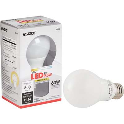 9W A19 LED 27K 120V BULB CWO