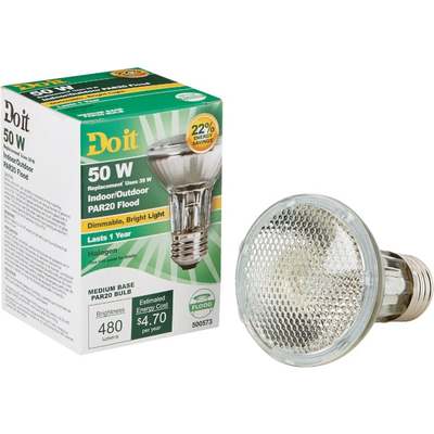 39W PAR20 HAL FLOOD BULB