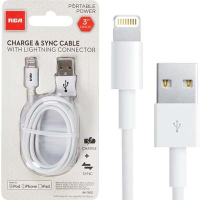 3' WHT LIGHTNING CORD