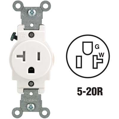 OUTLET - SINGLE 20A / WH