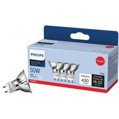 3PK 50W GU10 MR16 BULB