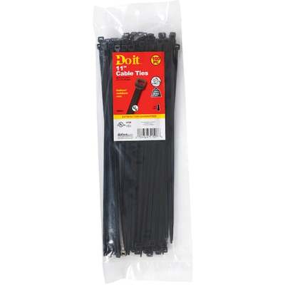 11" 100PC BLK CABLE TIE