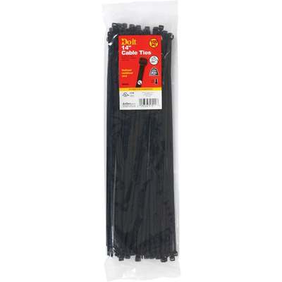 14"100PC BLK CABLE TIE