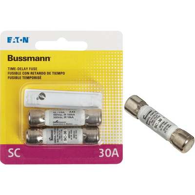 Bussmann 30A Midget Cartridge Time Delay Cartridge Fuse (2-Pack)
