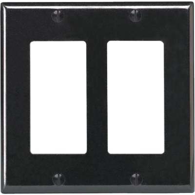 BL DBL ROCKER WALLPLATE