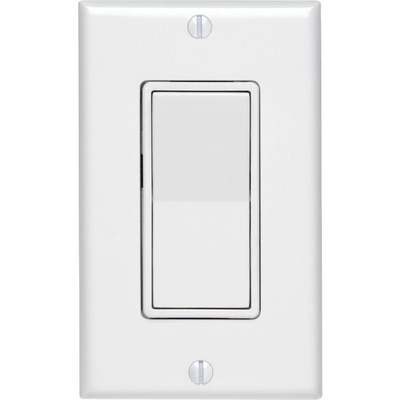 1P WHITE DECO ROCKER SWITCH