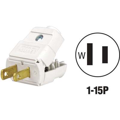 WHT CORD PLUG