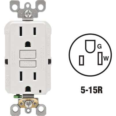 3PK 15A WH SLFTST OUTLET