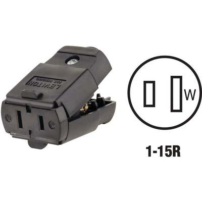 BLK 15A CONNECTOR