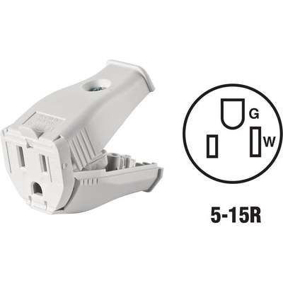 WHITE 15A CONNECTOR