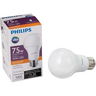 10.5W A19 SW LED BULB CWO