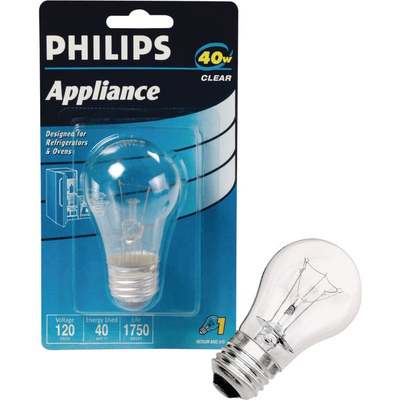 40W A15 CLR APPLNC BULB