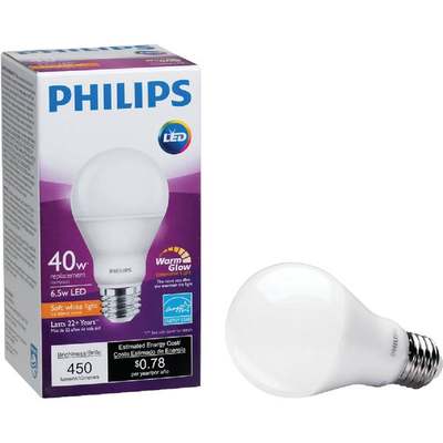 40W A19 WG MED LED BULB