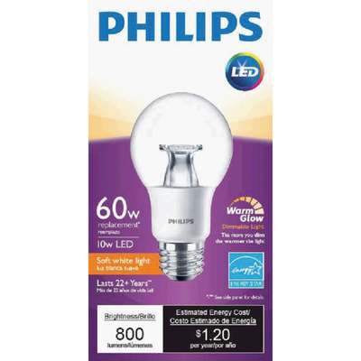 10W A19 WG MED LED BULB