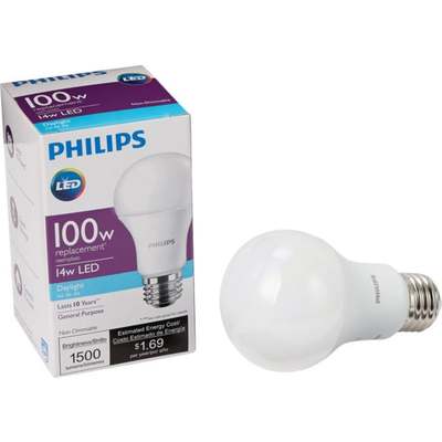 14W A19DL MED LED BULB