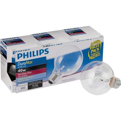 G25 40W CL GLOBE BULB