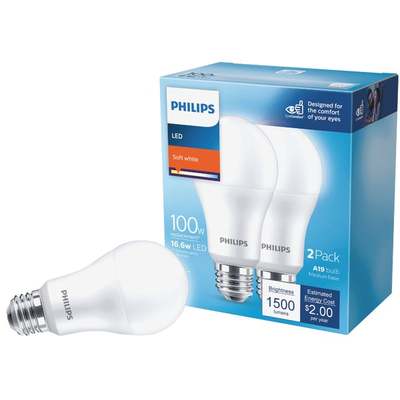 2PK 14.5W A21SW LED BULB