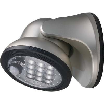 12-LED SLVR PORCH LIGHT