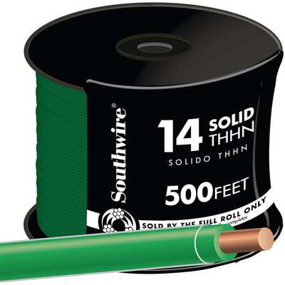 14SOL-GRN THHN WIRE 500'