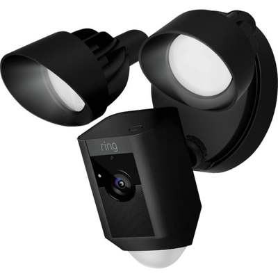 BLACK FLOODLIGHT CAMERA