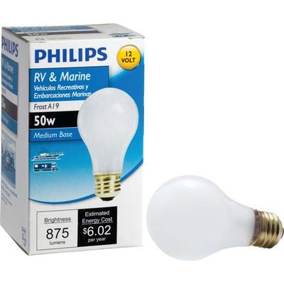 50W A19 RV/MARINE BULB