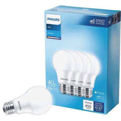 4pk 40w A19 Dl Led Bulb