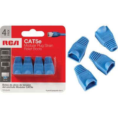 MOD PLUG CAT5E 4 PK