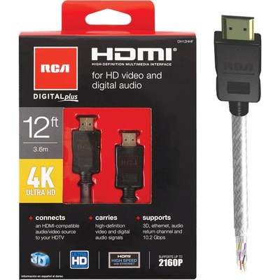 12' HI SPEED HDMI CABLE