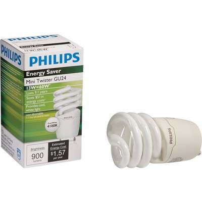 13W SPRL CWGU24 CFL BULB