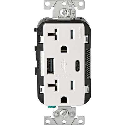 LEVITON OUTLET USB A&C 20A