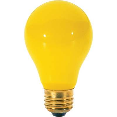 60w BUG LIGHT YELLOW 2pk********